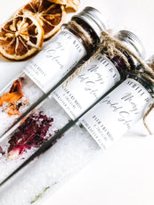 12 Wholesale Bath Salt Tubes|Bath Salts| Wholesale|Private Label|White Label|Wholesale Bath Salt|Bath Salts|Bridal Gift|Bridesmaid Gifts| - Subtle and Wild