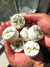 Eucalyptus Peppermint Shower Steamers|Aromatherapy MentholShower Bombs|Shower Fizzies|Spa Gift Set|Shower Steamer|Peppermint|Wedding Favors - Subtle and Wild