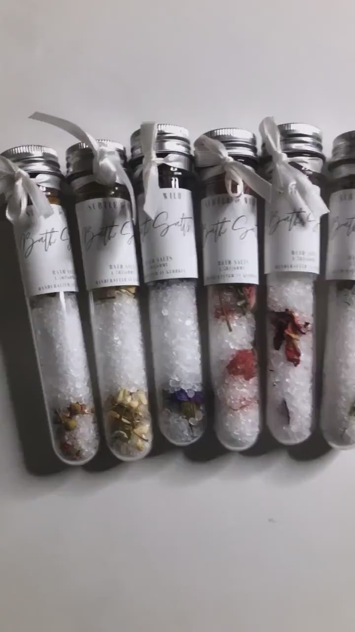 Bath Salt Tubes|Bath Salts|Bridal Shower Favor|Bridal Shower Gift|Bridesmaid Gift|Wedding Favors|Wedding|Bridal Party|Party Favors|