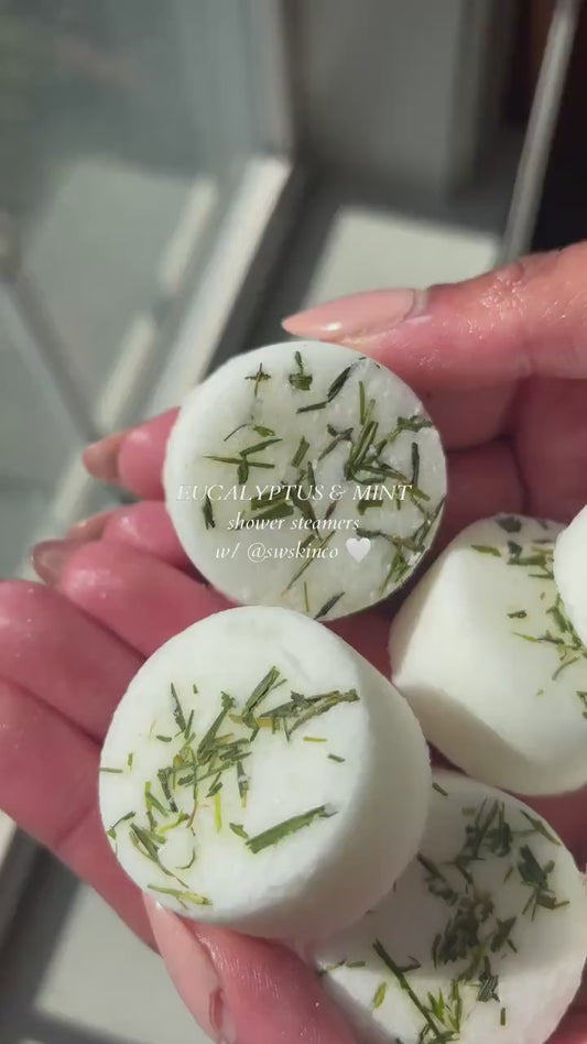 Wholesale 30 Eucalyptus&Peppermint Shower Steamers|Aromatherapy|Shower Steamer|Wedding Favors|Bridesmaid Gift|Spa Gift Set|Mother's Day Gift
