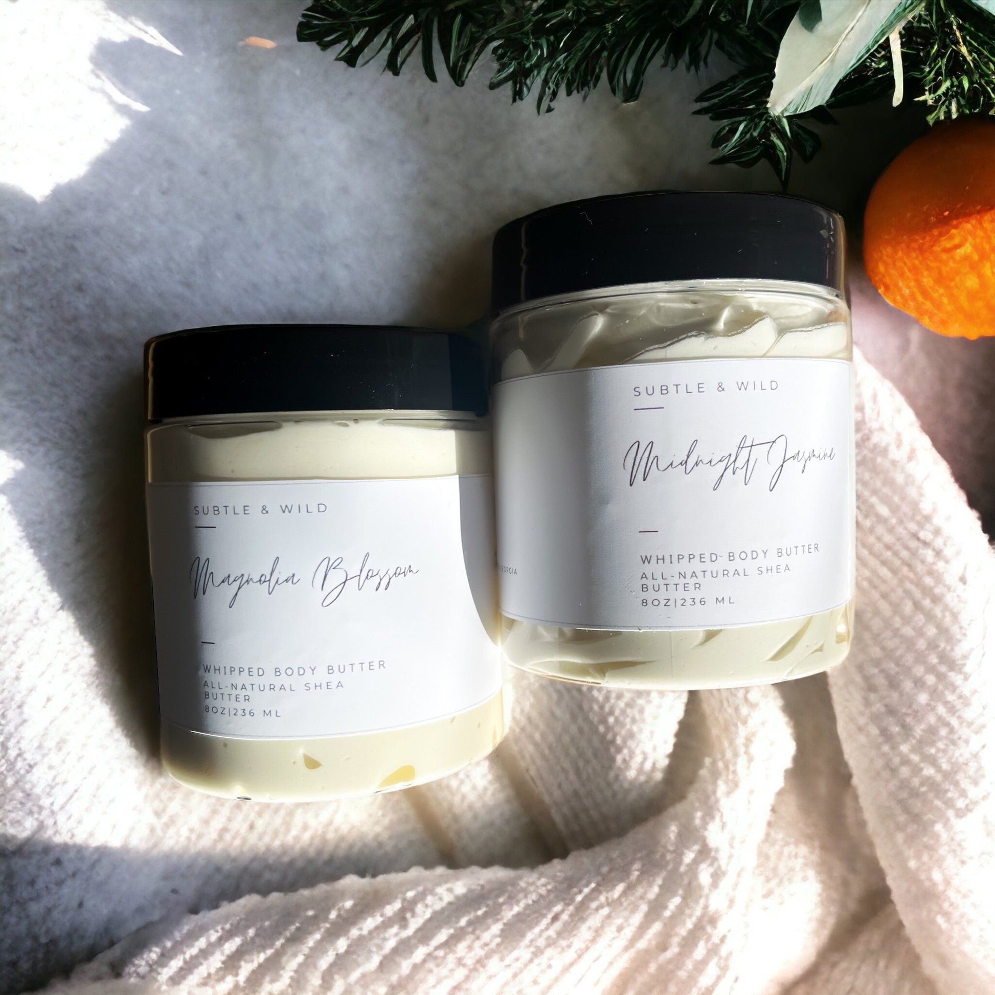 Shea Body Butter| Whipped Body Butter| Coconut Body Butter|Bridesmaid Gift|Mango Body Butter|Gift for Her|Mother's Day|Natural Skincare| - Subtle and Wild