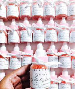 Baby Girl Shower Favors|Baby Bottles - Subtle and Wild