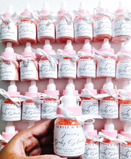 Baby Girl Shower Favors|Baby Bottles - Subtle and Wild