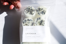 Load image into Gallery viewer, Lavender Shower Steamer Favors|Bridal Shower Favors|Bachelorette Party Favors|Shower Steamers|Stocking Stuffers|Shower Bomb|Christmas - Subtle and Wild
